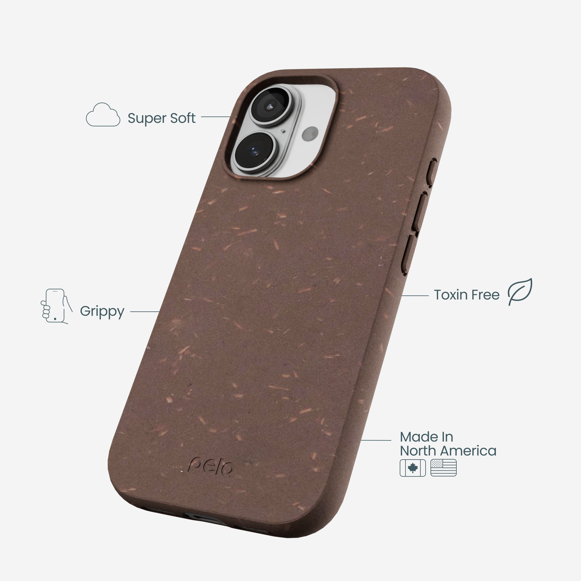 Plain_IP17_ChocolateBrown_Texture-Specs