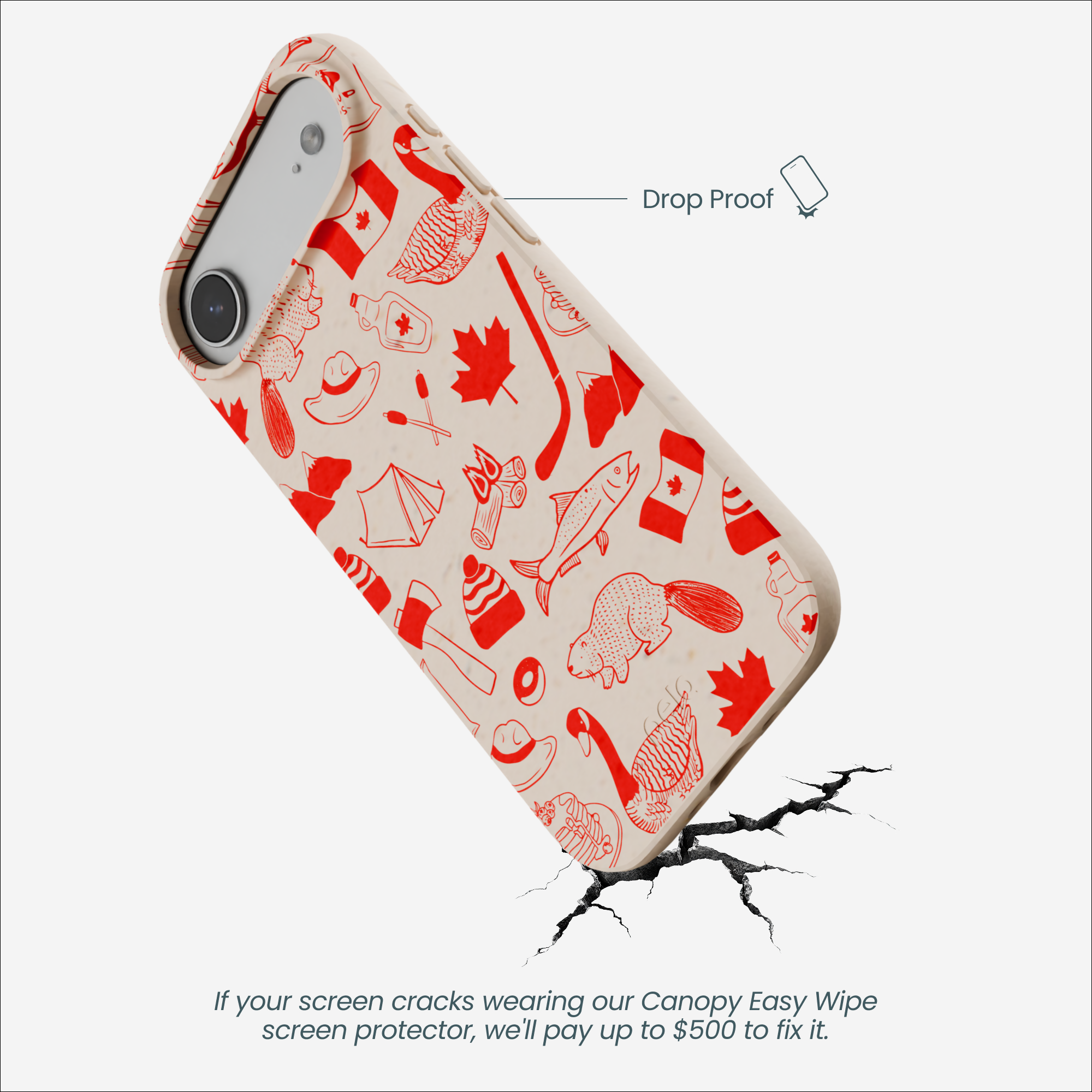 TRUE-NORTH-RED_IP17AIR_Seashell_DropProof-Specs