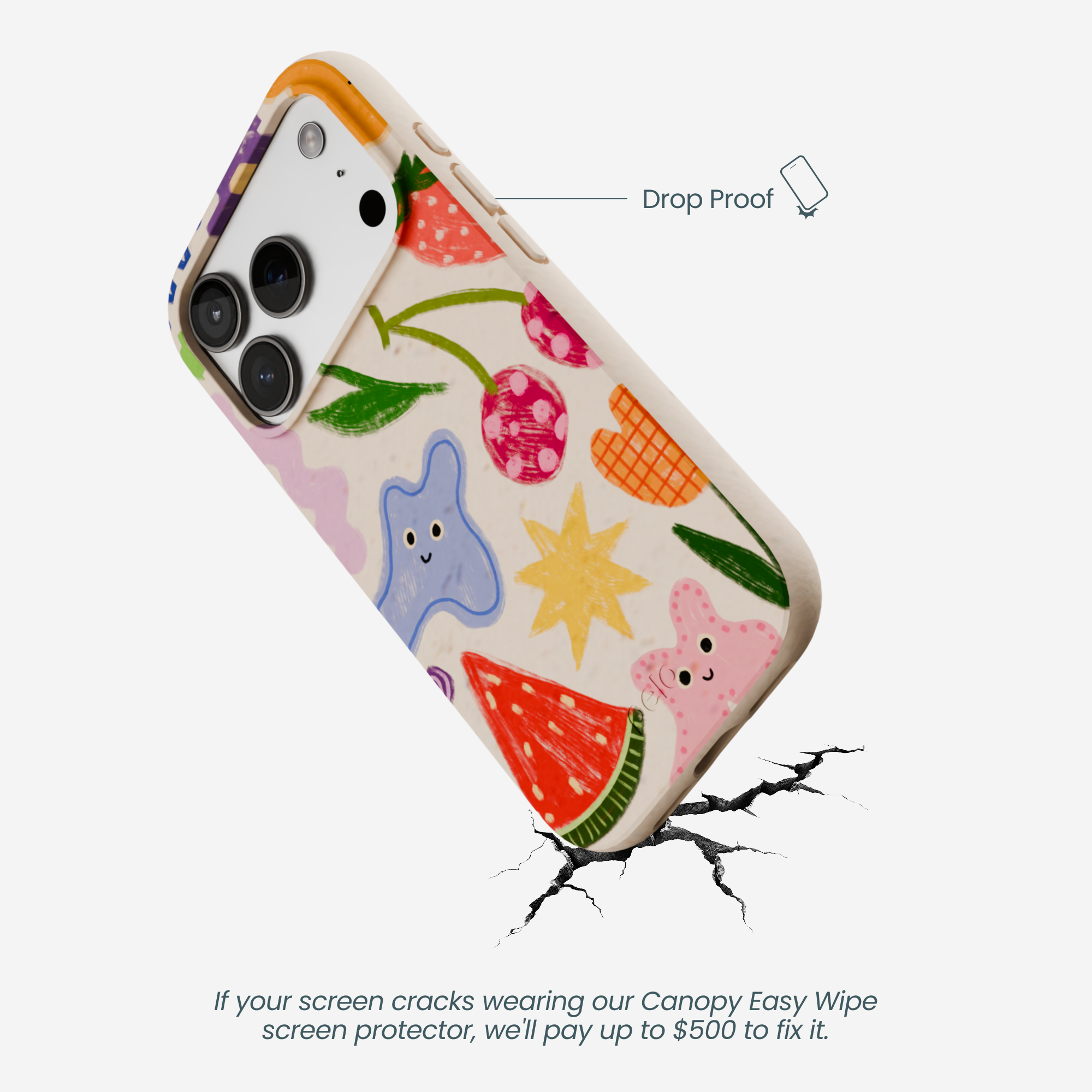 WHIMSY-SHAPES_IP17P_Seashell_DropProof-Specs