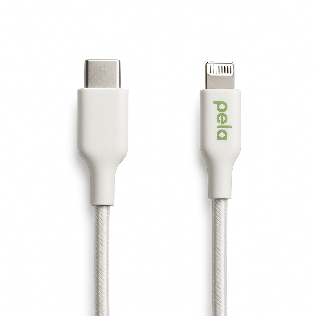White USB-C to Lightning Cable